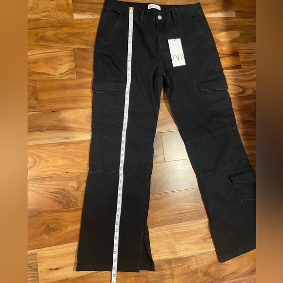 ZARA || Cargo Split Jeans || NWT - Picture 6 of 6
